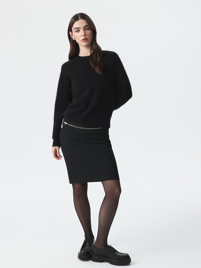 Костюмная мини-юбка