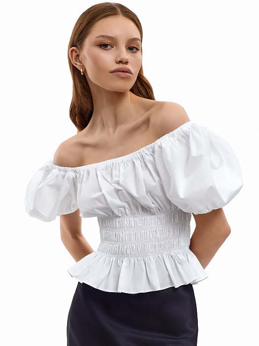 Топ с рукавами буффами : фото №3