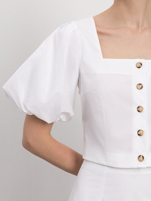 Топ с объемными рукавами : фото №3