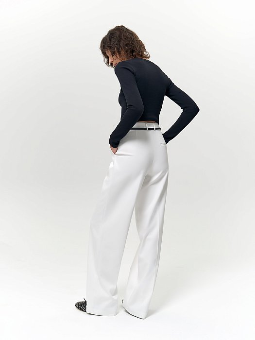 Укороченный лонгслив из хлопка : фото №3