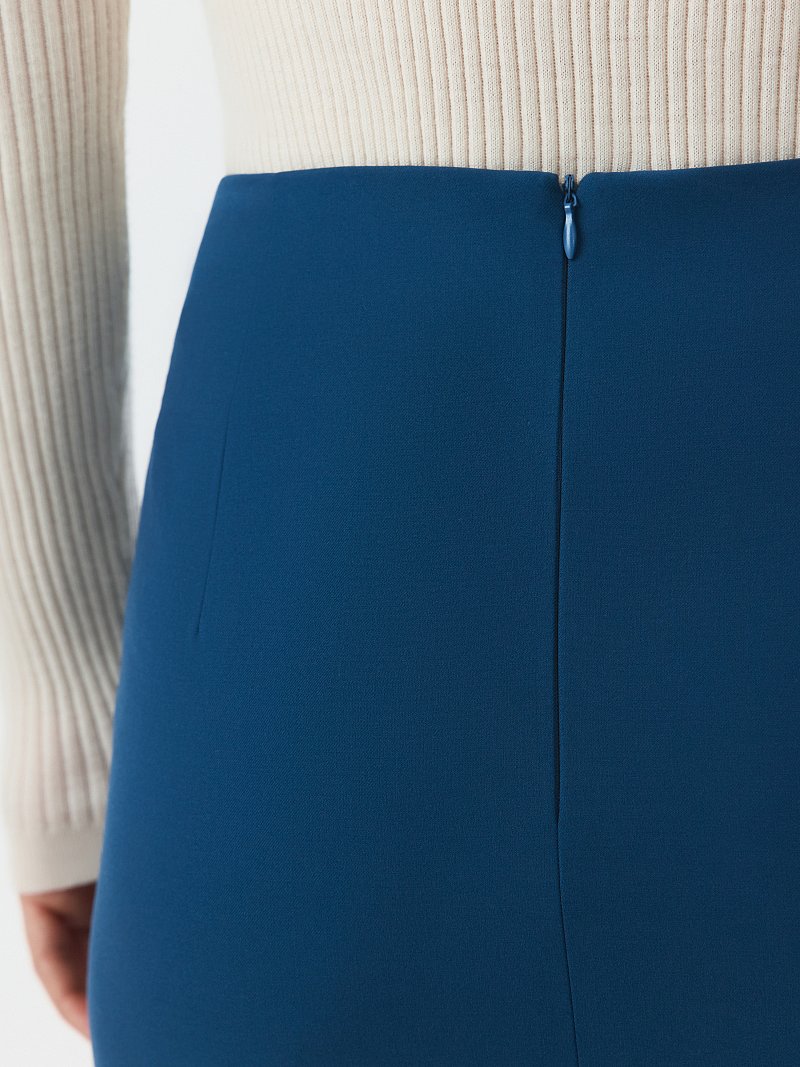 Прямая мини-юбка