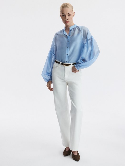 Свободная блуза из тенселя: фото №6