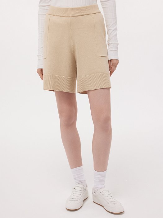 Шорты из вязаного трикотажа: фото №3
