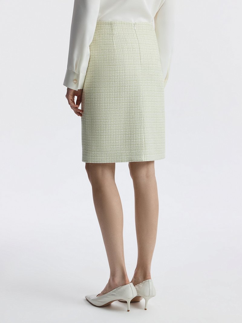 Мини-юбка из твида