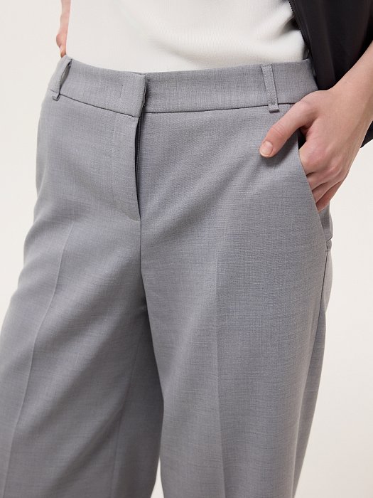 Расклешенные брюки со стрелками (Р158): фото №2