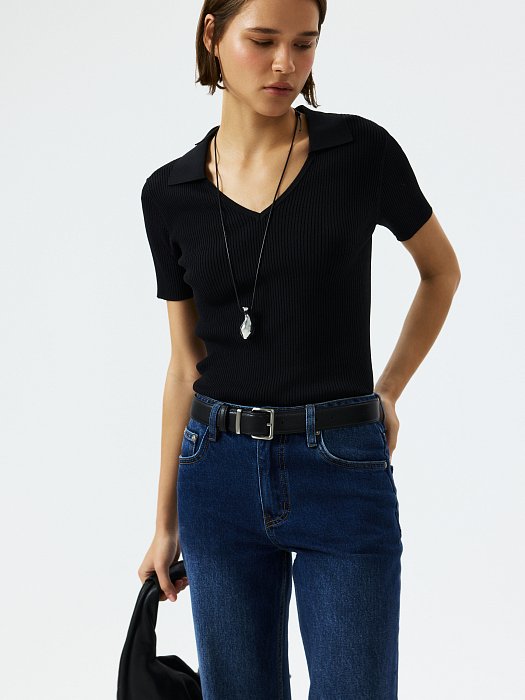 Джемпер с отложным воротником: фото №6