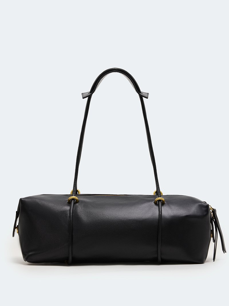 Сумка-такса из натуральной кожи