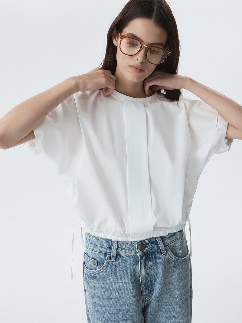 Блуза с короткими рукавами