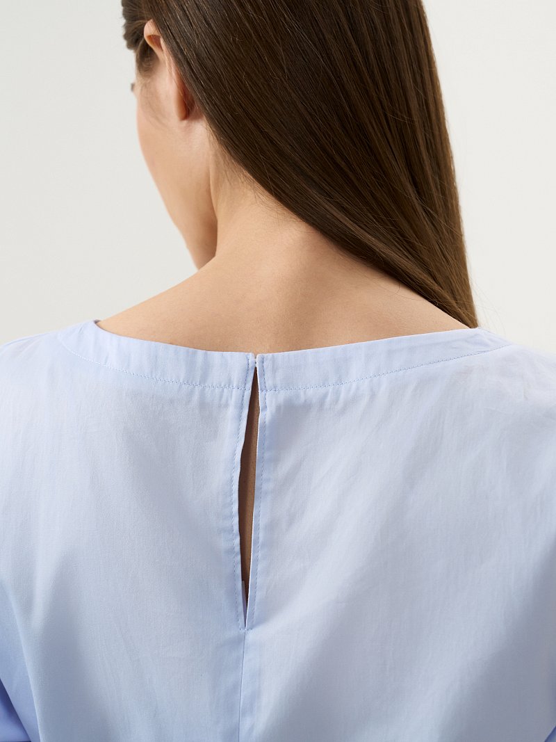 Хлопковый костюм с юбкой