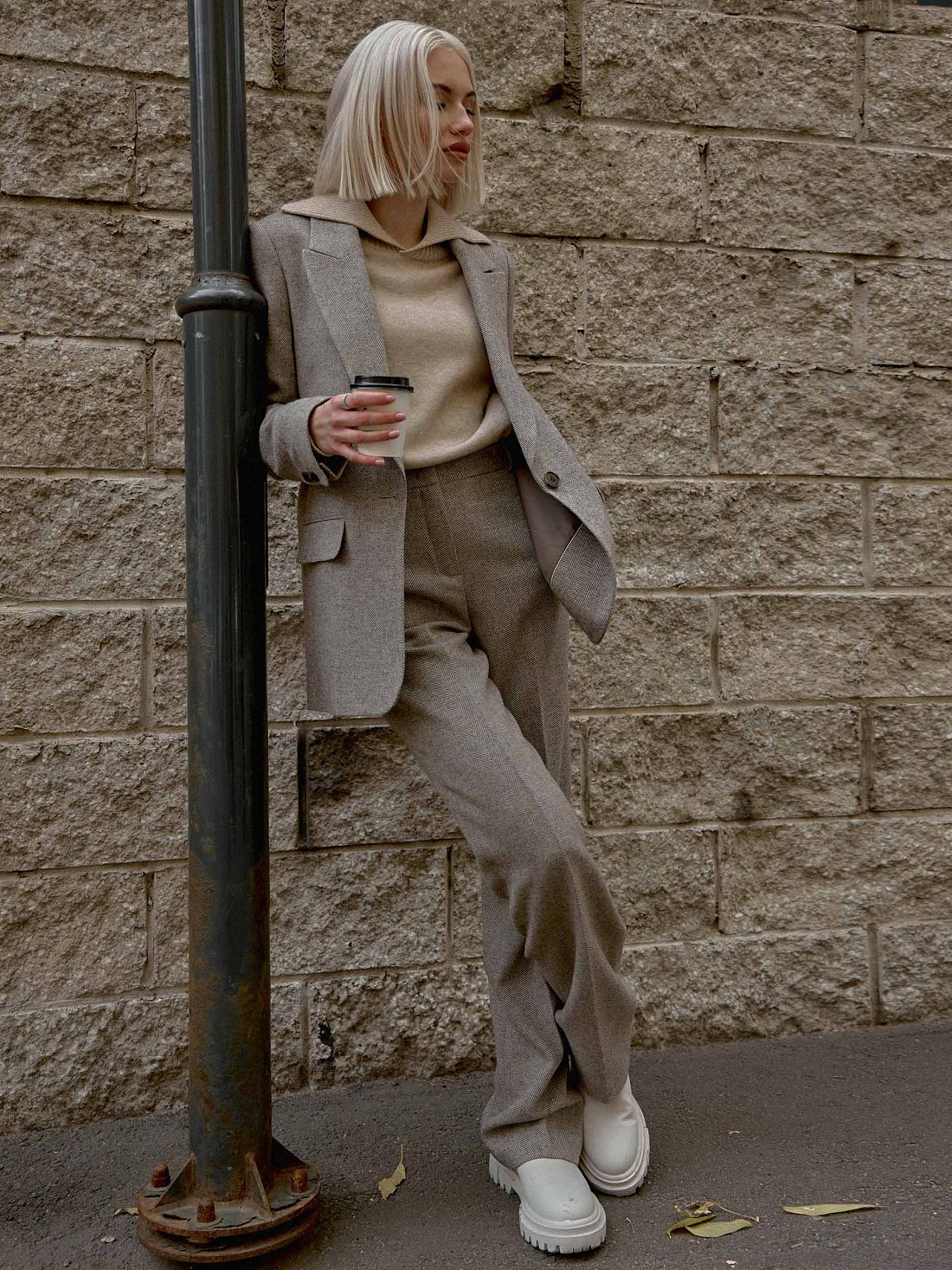 Прямые брюки из шерсти: фото №1