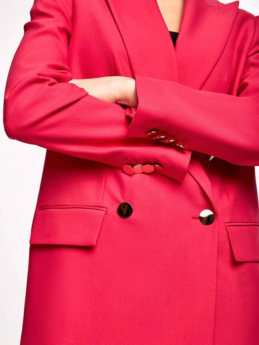 Двубортный прямой жакет: фото №2