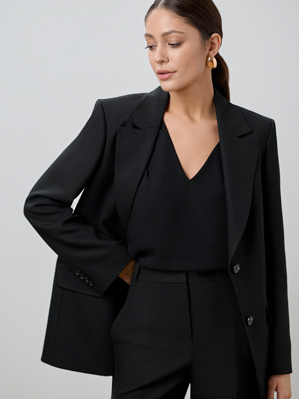 Жакет прямого кроя