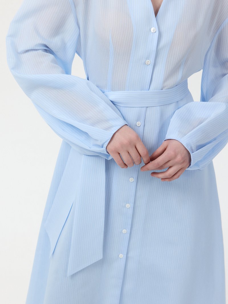 Расклешенное платье из вискозы