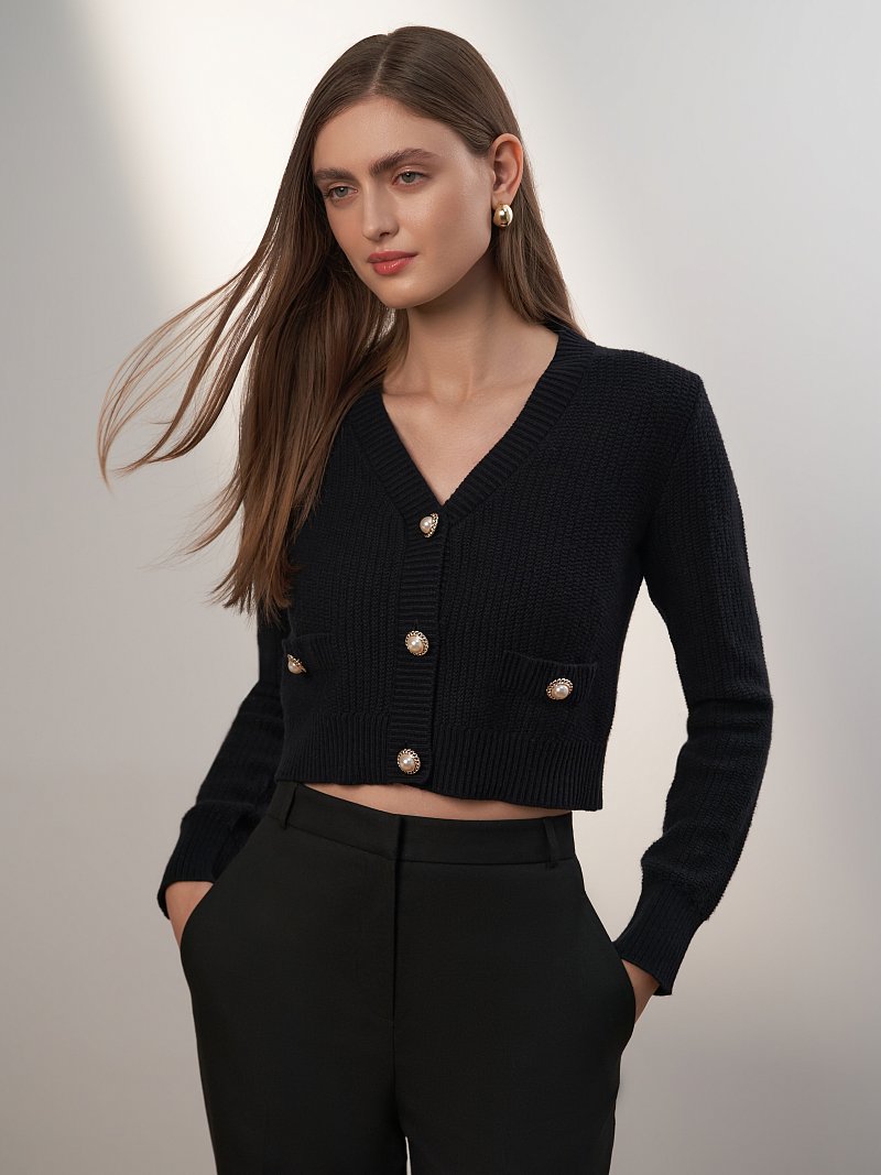 Укороченный кардиган 