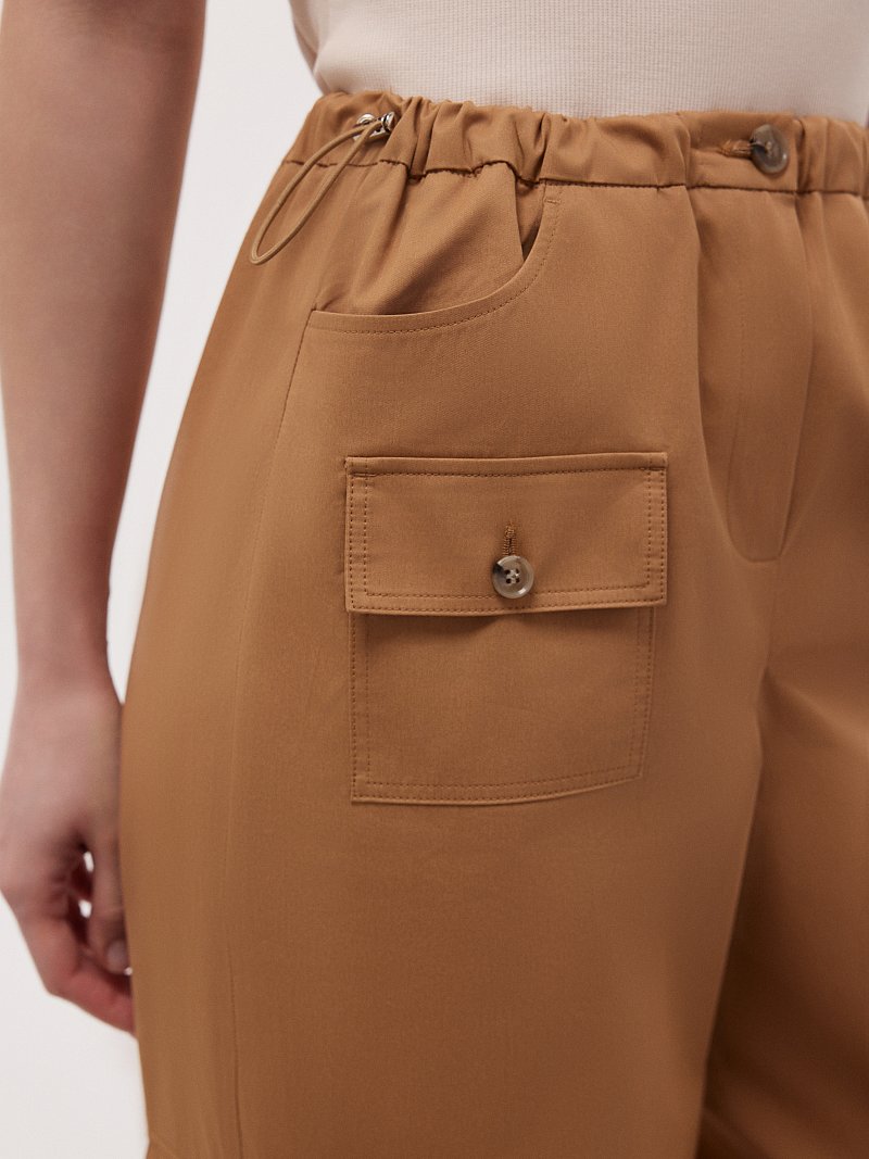 Брюки-карго из хлопка