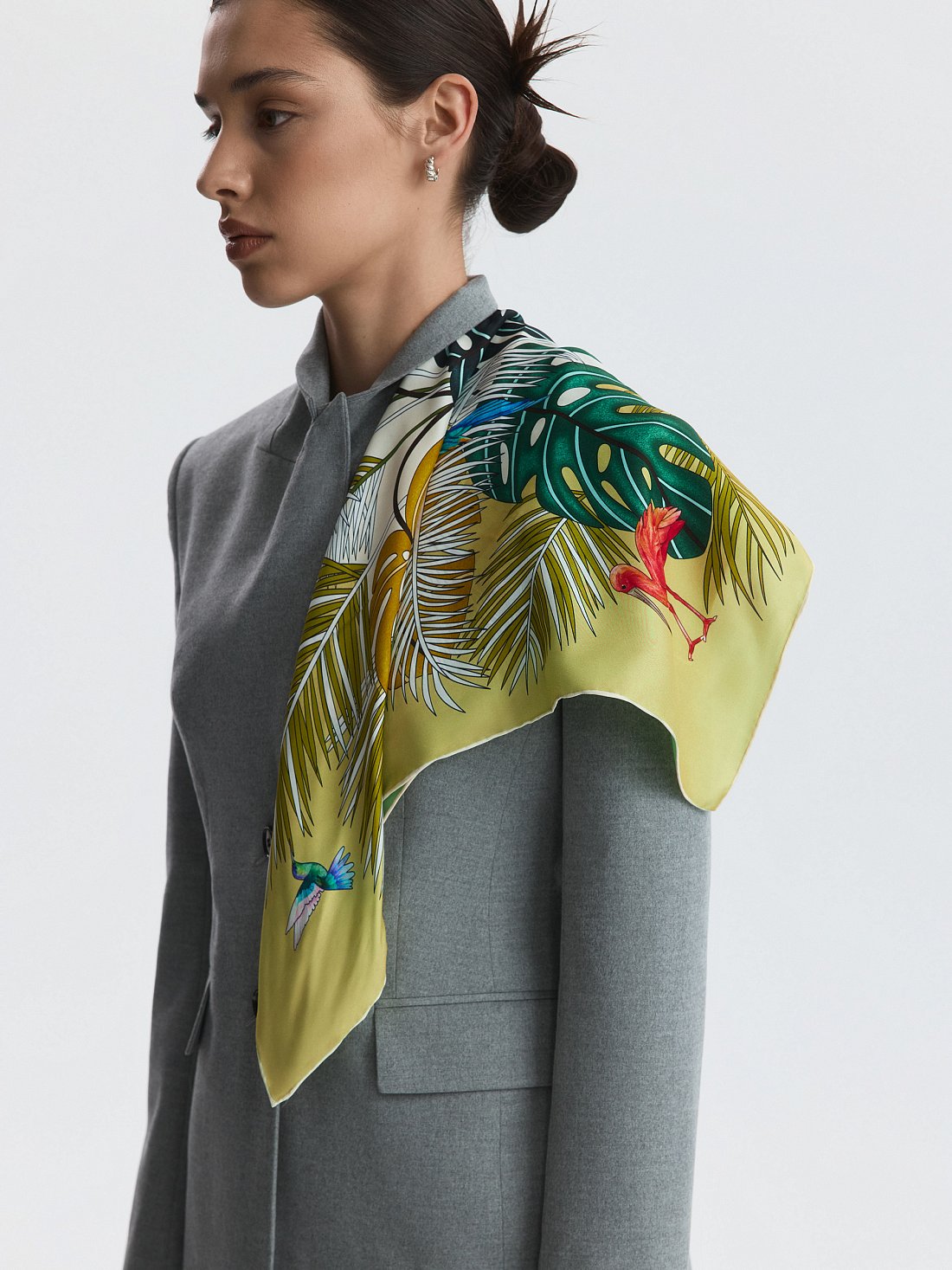 Платок с натуральным шелком: фото №1