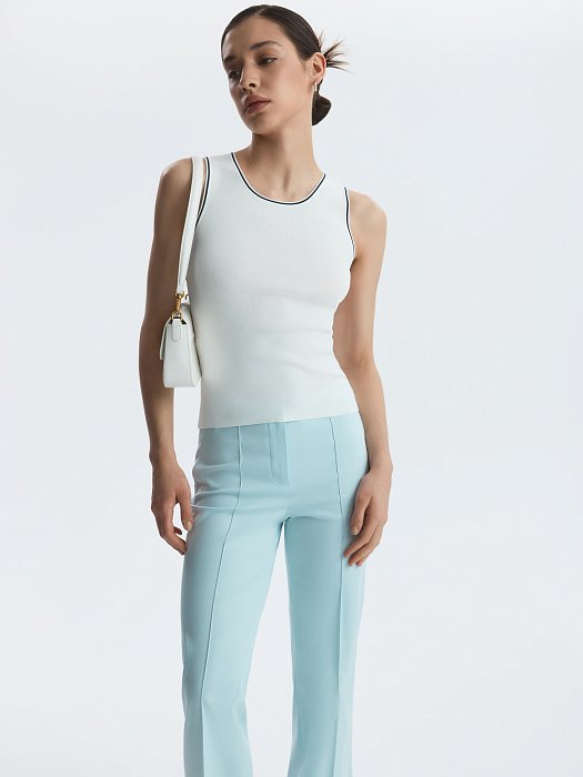 Расклешенные брюки из хлопка (Р158): фото №2