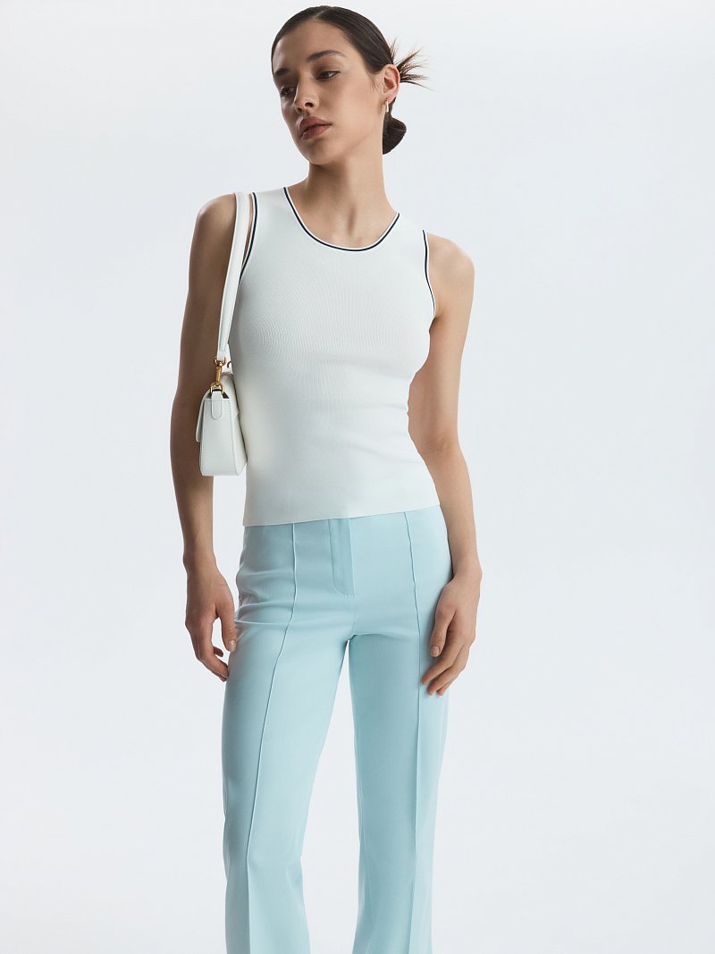 Расклешенные брюки из хлопка (Р158)