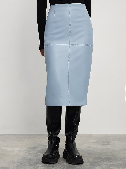 Юбка-карандаш из экокожи : фото №2