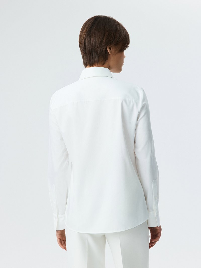 Рубашка со съемным галстуком