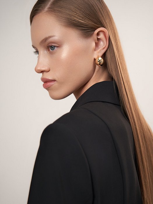 Платье на запах из костюмной ткани: фото №7