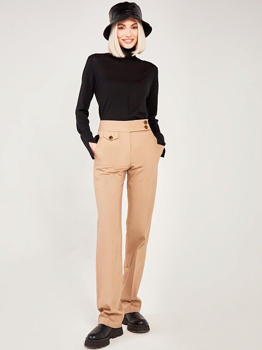 Брюки со средней посадкой: фото №2