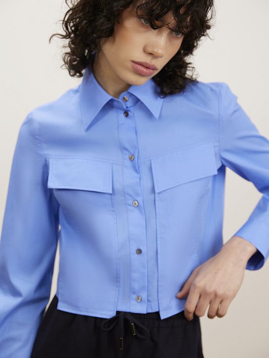 Укороченная рубашка: фото №4