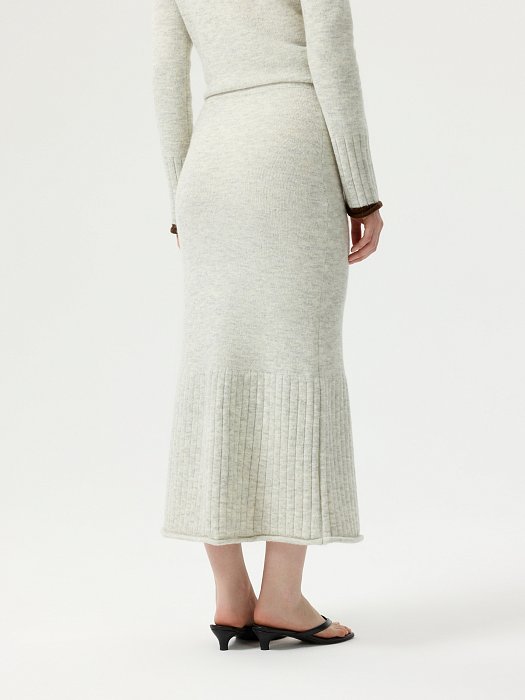 Вязаная юбка с шерстью: фото №4
