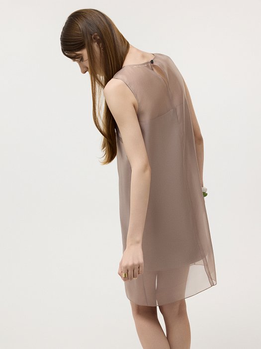 Платье со съемной органзой: фото №5