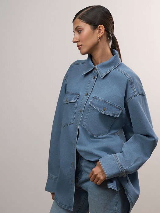 Джинсовая рубашка: фото №3