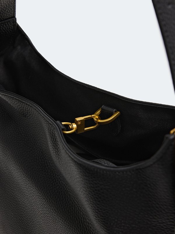 Кожаная сумка с кошельком