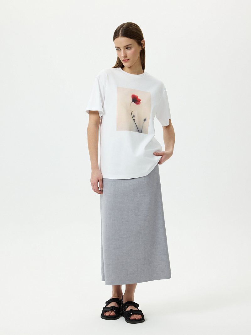 Футболка из 100% хлопка с фотопринтом