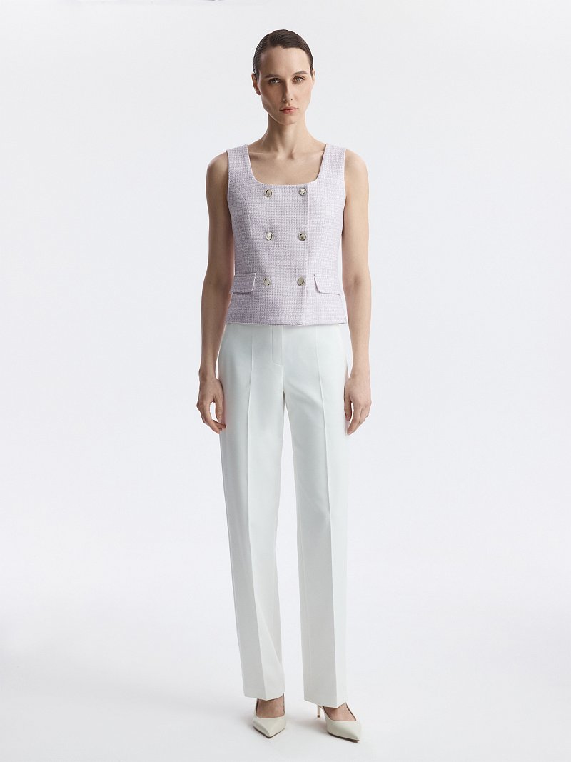 Жилет из твида