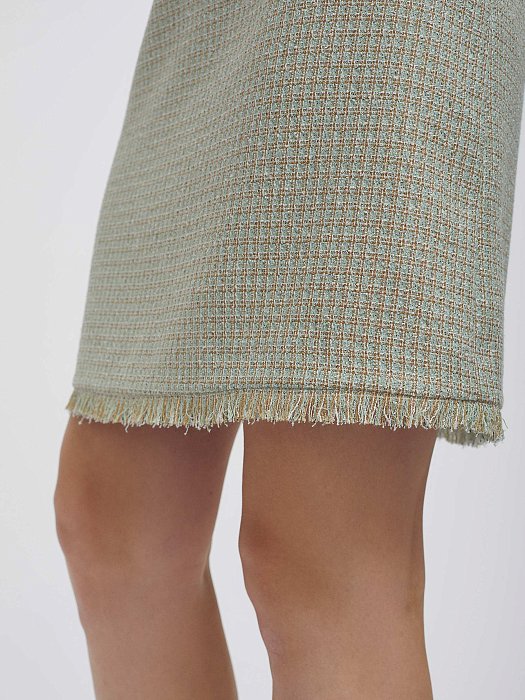 Юбка букле с бахромой: фото №4