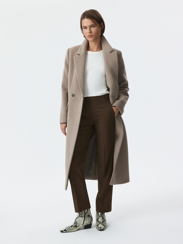 Брюки зауженного кроя