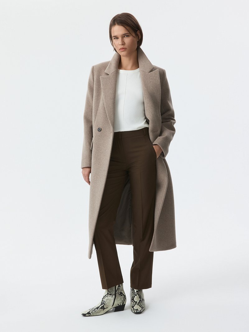 Брюки зауженного кроя