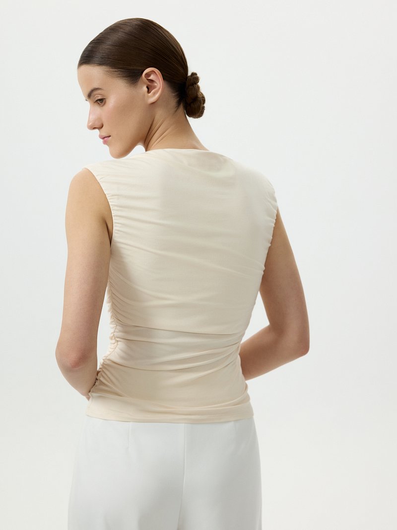 Топ с драпировками