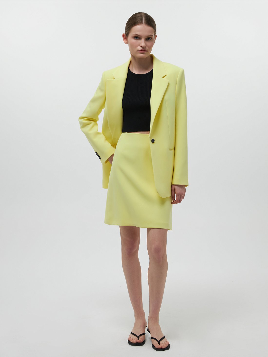 Юбка-трапеция мини: фото №1