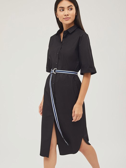 Черные платья-рубашки
: фото №2