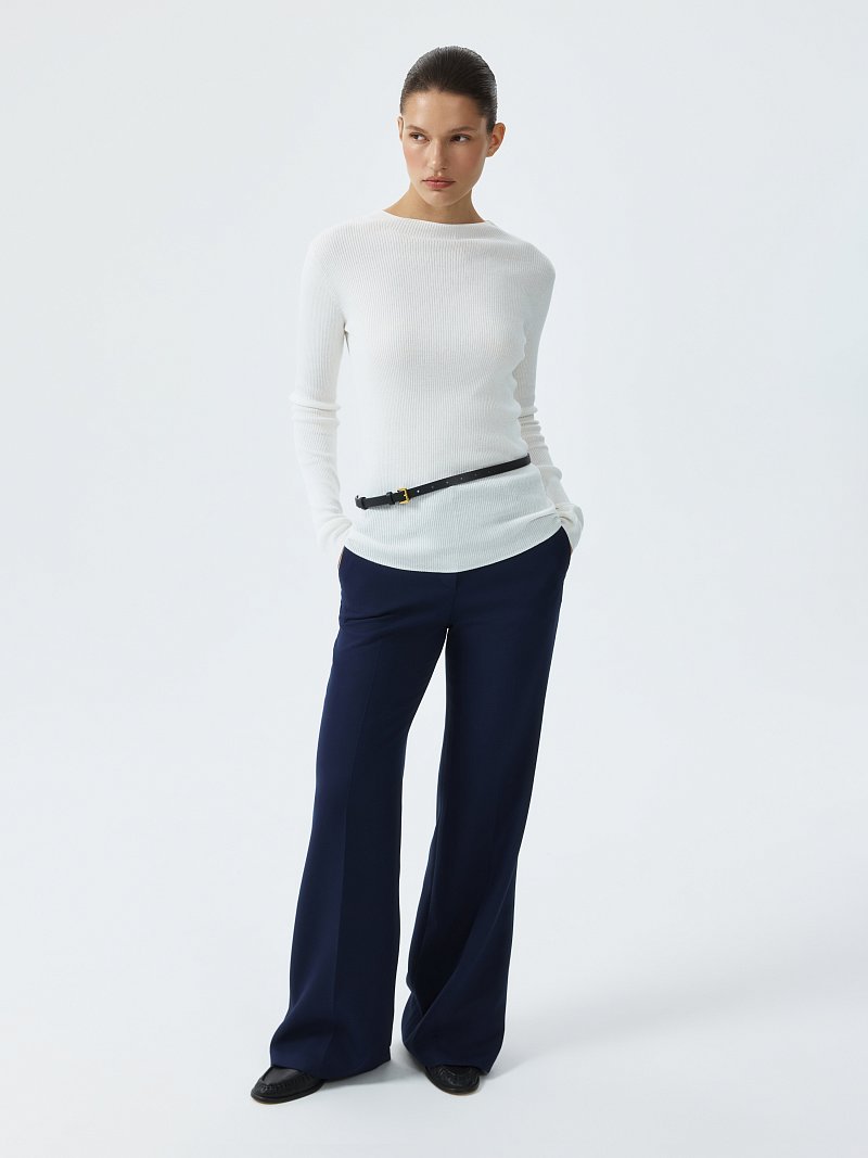 Брюки расклешенного кроя