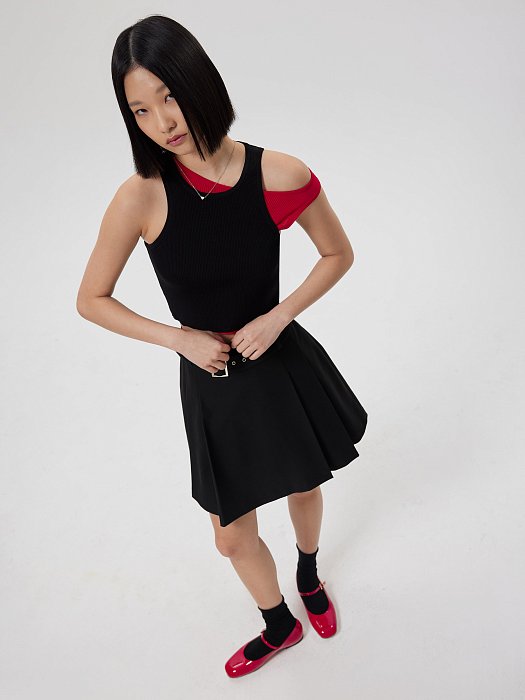 Укороченный топ из трикотажа: фото №5