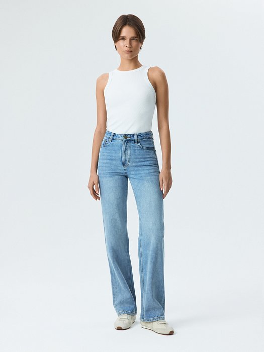 Джинсы прямого кроя: фото №2