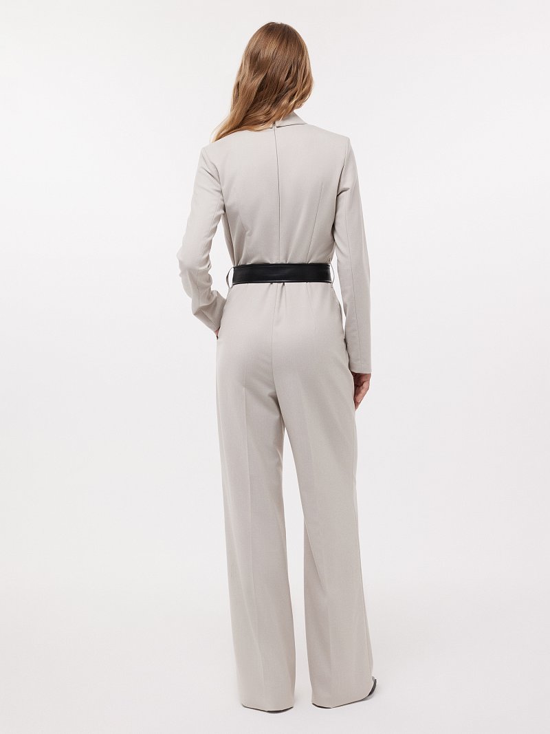 Комбинезон брючный с поясом