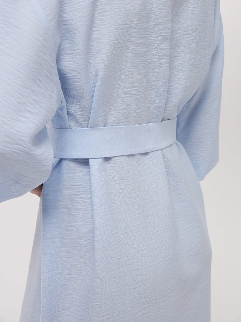 Платье-рубашка из вискозы