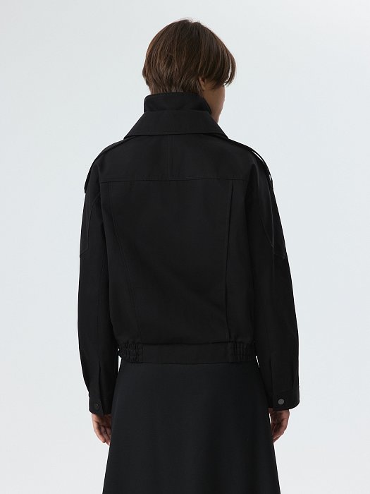 Объемная куртка из хлопка: фото №5