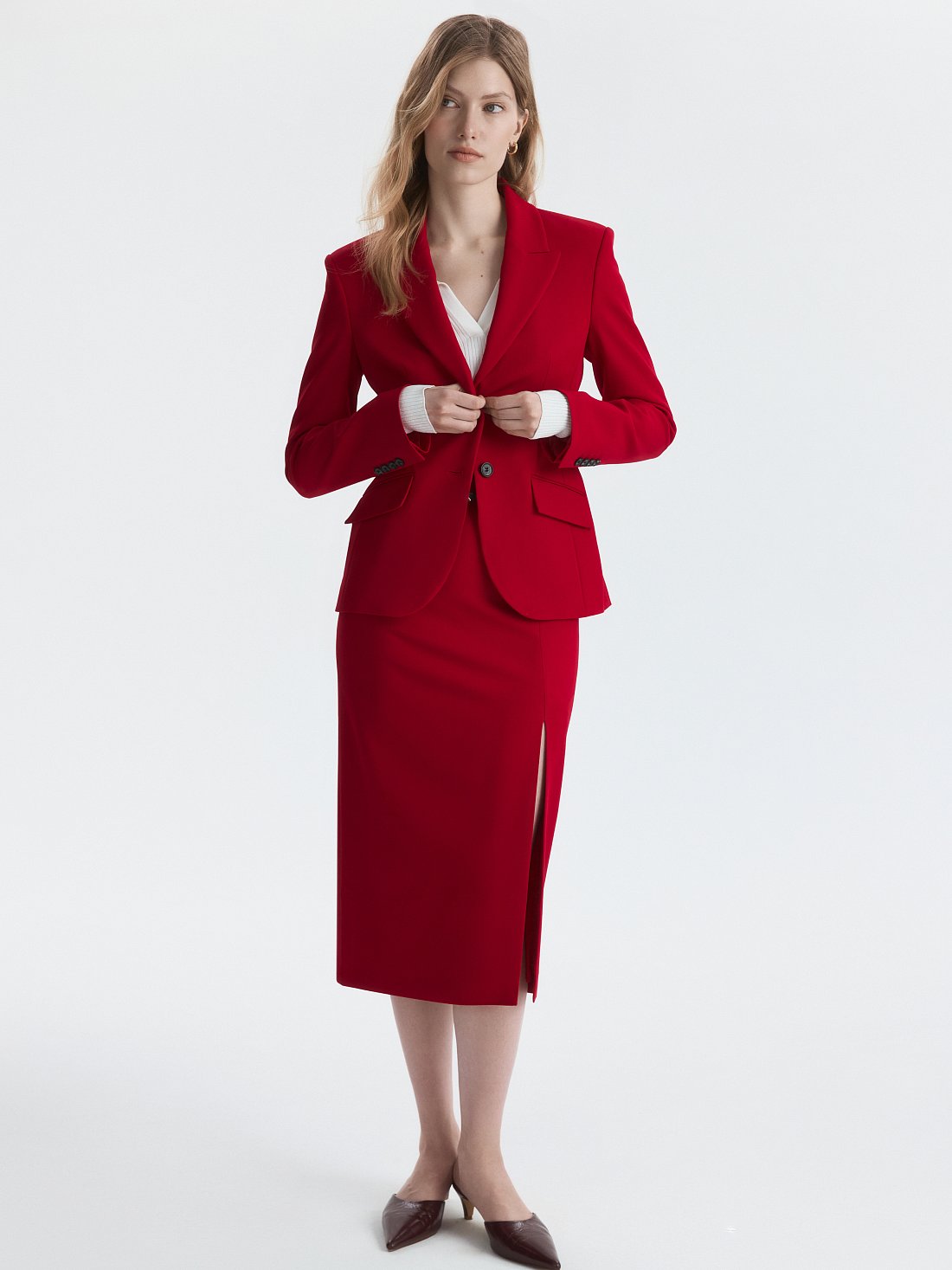 Юбка-миди из вискозы: фото №1