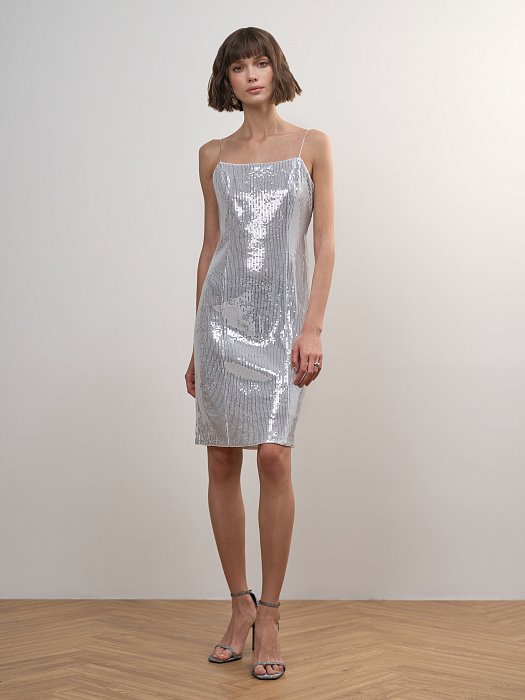 Вечернее платье на бретелях: фото №2