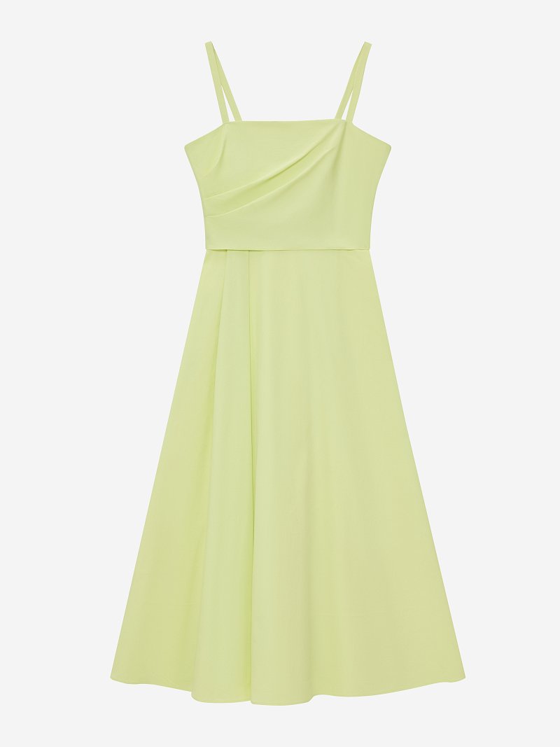 Сарафан с драпировками на лифе