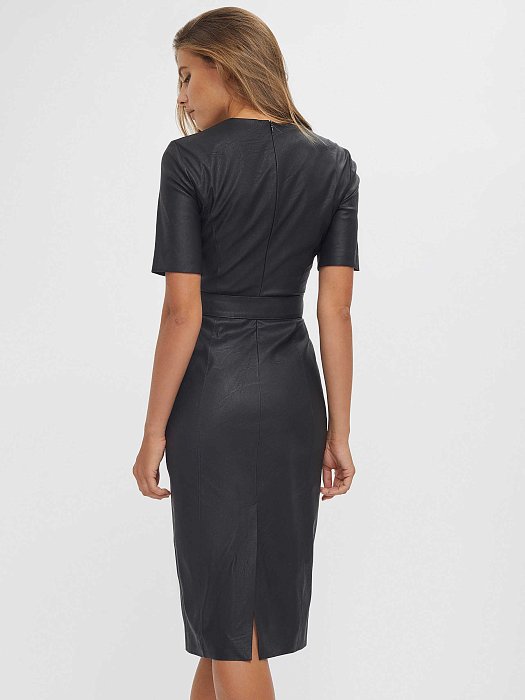 Платье из искусственной кожи: фото №4