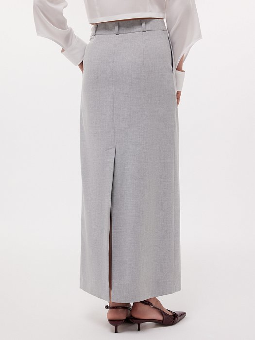 Юбка-макси прямого кроя: фото №3